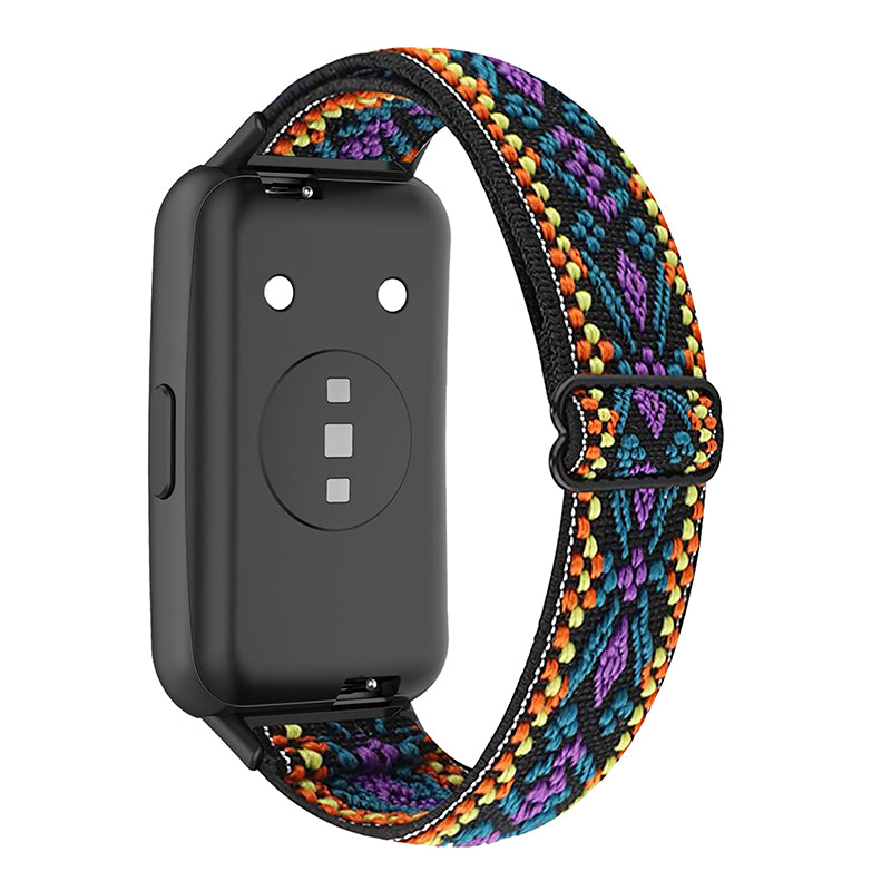 For Huawei Band 7 Stretchy Boho Watch Band Adjustable Elastic Nylon Strap Replacement Wristband For Huawei Band 7 Stretchy Boho Watch Band Adjustable Elastic Nylon Strap Replacement Wristband